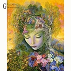 Женская картина, алмазная вышивка 5d, сделай сам, алмазная живопись, вышивка крестиком, полная квадратная мозаика стразы, незаконченное украшение для дома