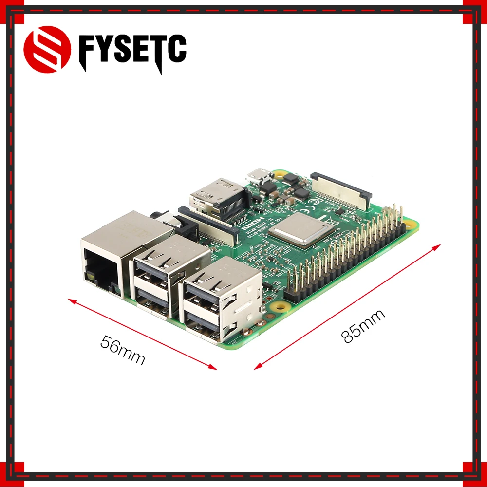 Raspberry Pi 3 Model B Board + Heatsink ABS чехол/Alicylic чехол 5V 2.5A US источник питания 5MP