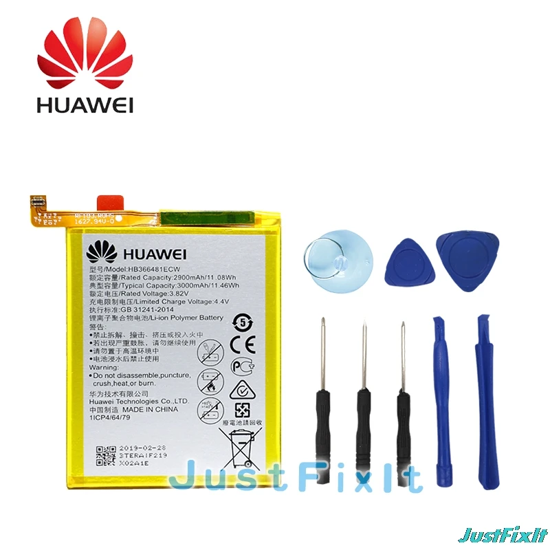 HB366481ECW Hua Wei сменная батарея для телефона huawei honor 8/honor 8 lite/honor 5C Ascend P9/P9 Lite/G9 3000