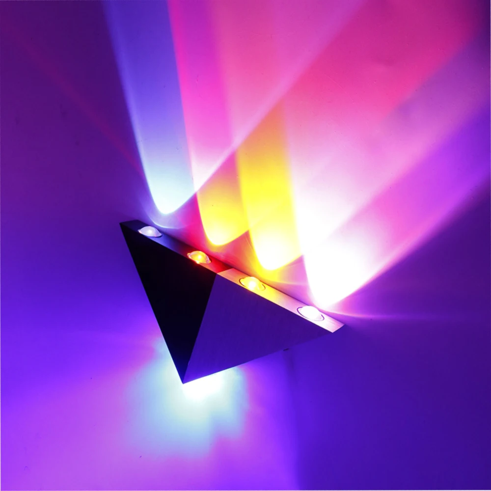 Треугольная алюминиевая настенная лампа 5 светодиодов 234*30*166 мм 110 В 220 В|lamp sconces|wall