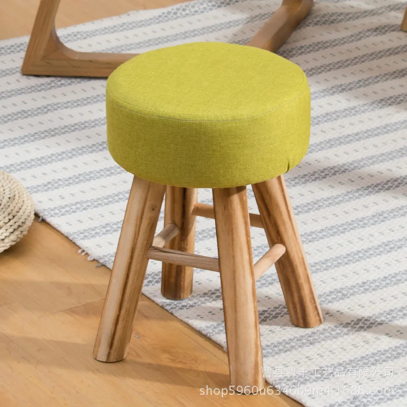 Модный креативный стул из массива дерева Многофункциональный тканевый диван