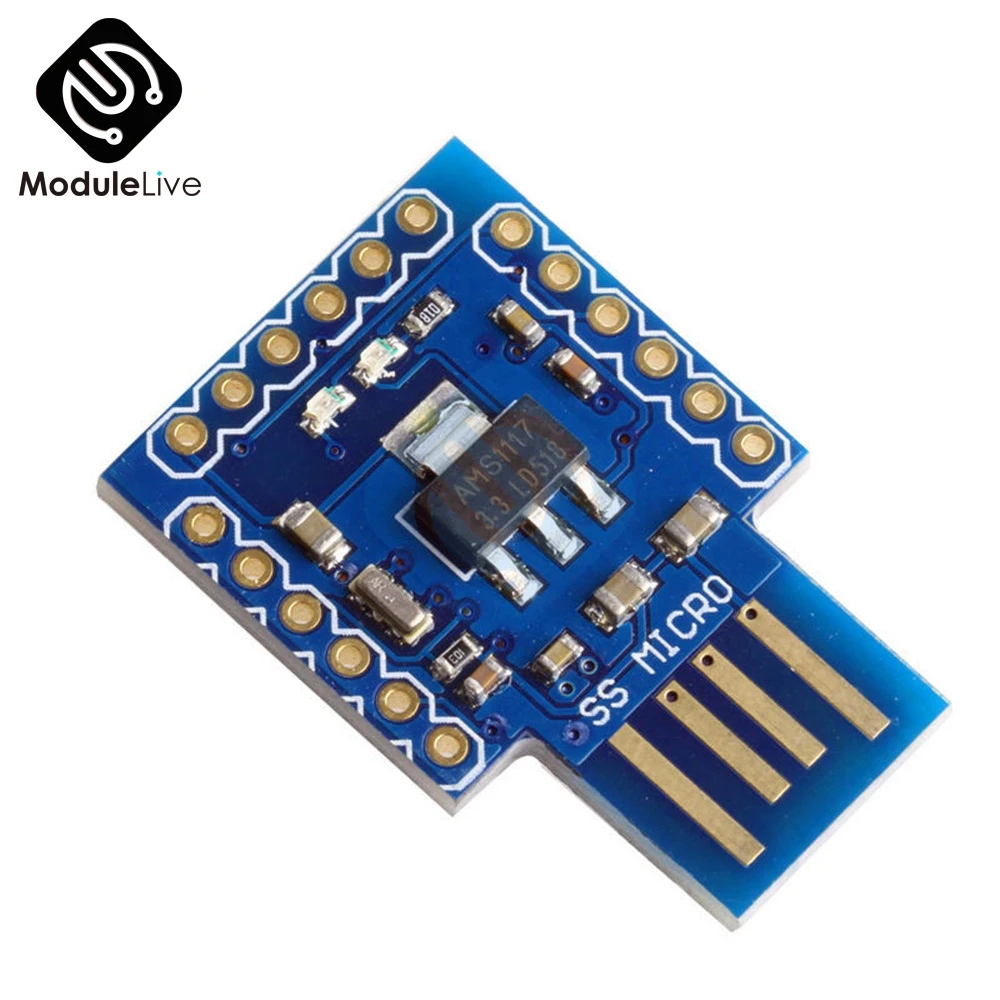 Pro Micro Mini SS Beetle виртуальная клавиатура ATmega32u4 модуль для Arduino 16Mhz 3 V 5V IO UART I2C SPI PWM