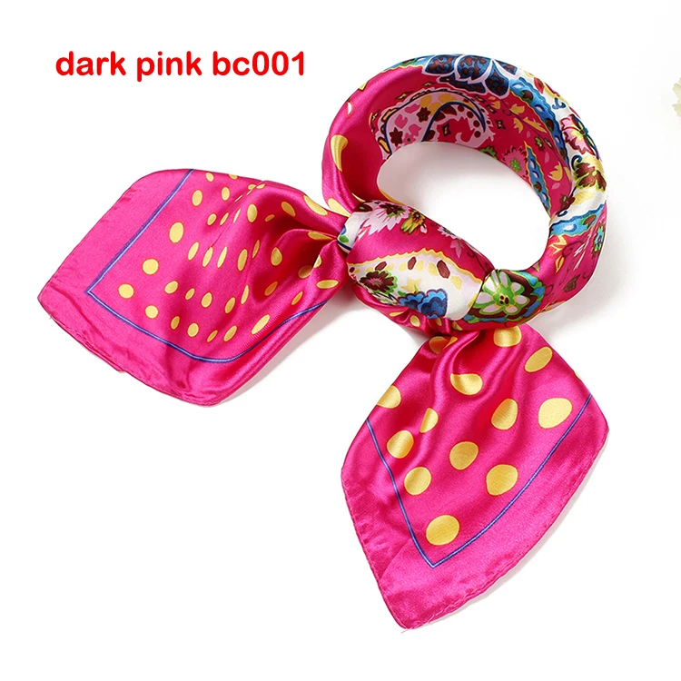 Шелковый шарф для женщин модные шарфы с принтом дам цветочный хиджаб шейный