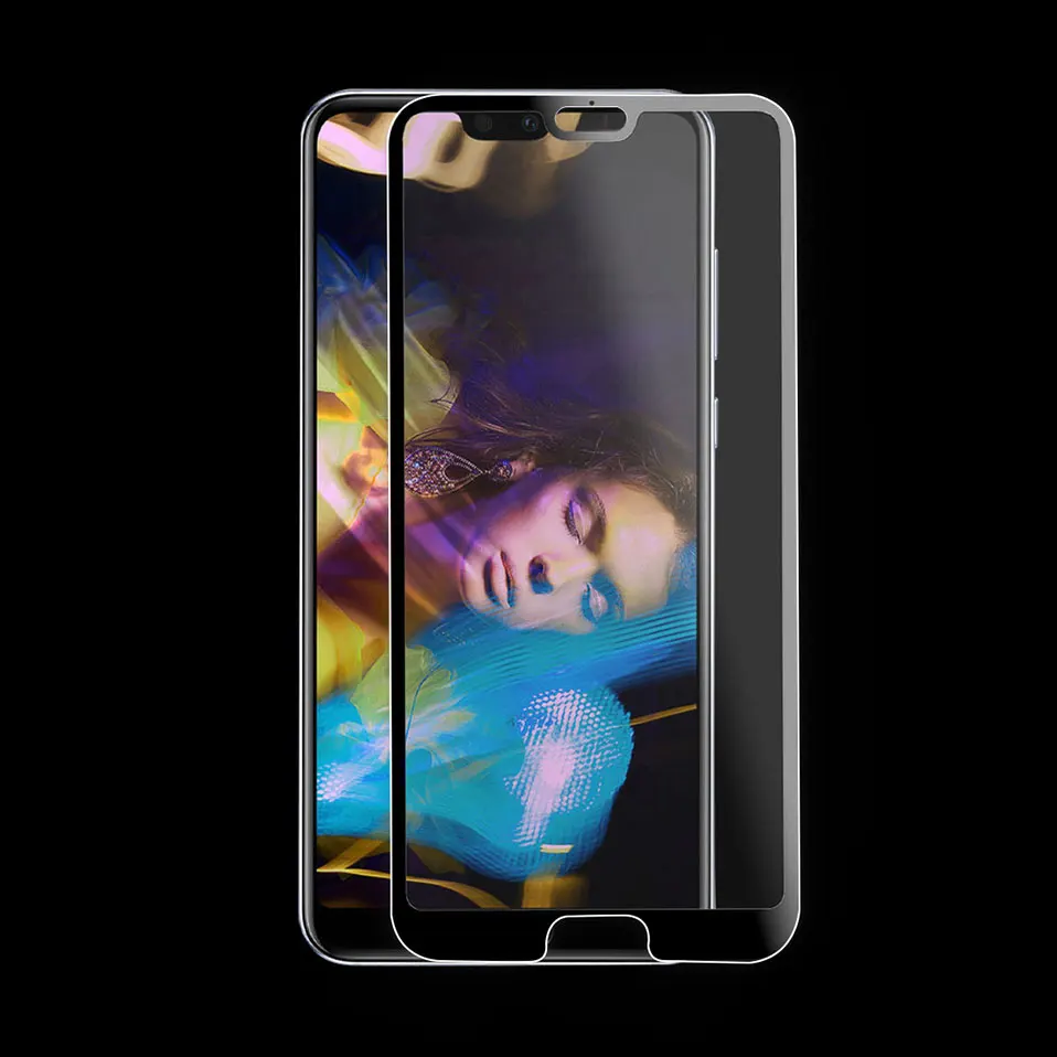 5D изогнутый край закаленное Стекло для huawei P20 Pro Y3 Y5 Y6 Y9 2017 2018 полное покрытие Экран