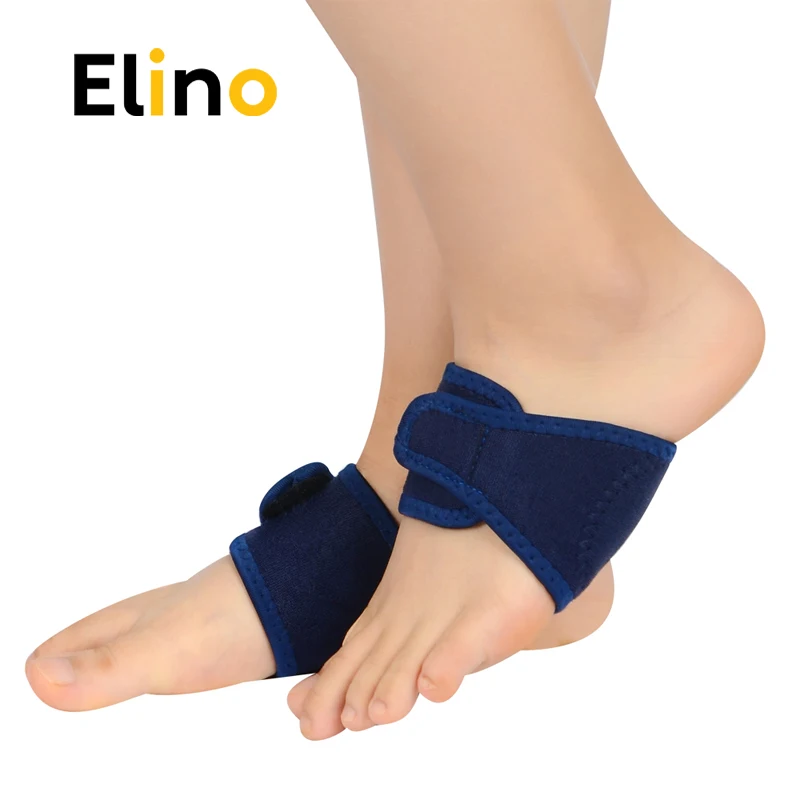 

Elino дышащие эластичные силикагелевые ортопедические стельки с высоким сводом стопы бандаж для облегчения боли в пятке подошвенный фасциит ...