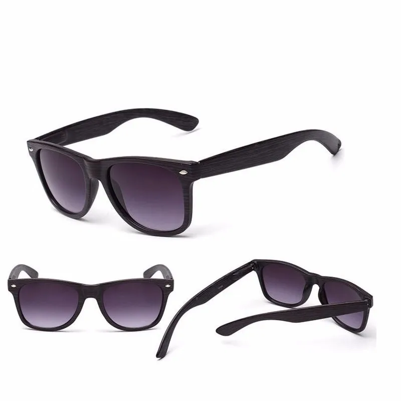 Dokly Retro Wood color Sunglasses Men Women Brand Designer Goggles Gold Mirror Sun Glasses UV400 Shades lunette oculo | Аксессуары для