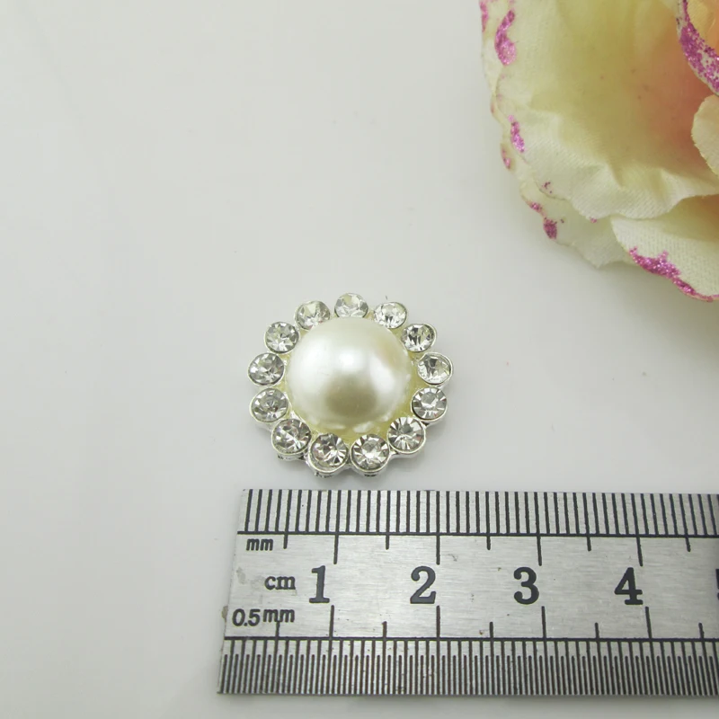 (BT141 22 мм) 20 шт. жемчужные пуговицы с плоской задней стороной|rhinestone flatback button|flatback