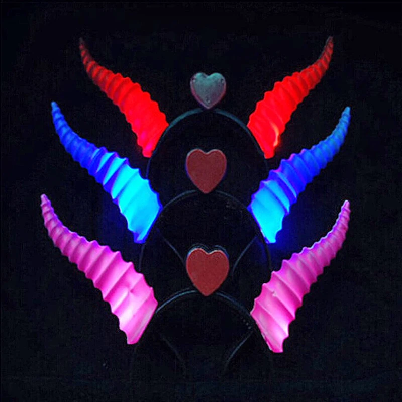 Классические настоящие светодиодные украшения для вечеринки повязки на голову с