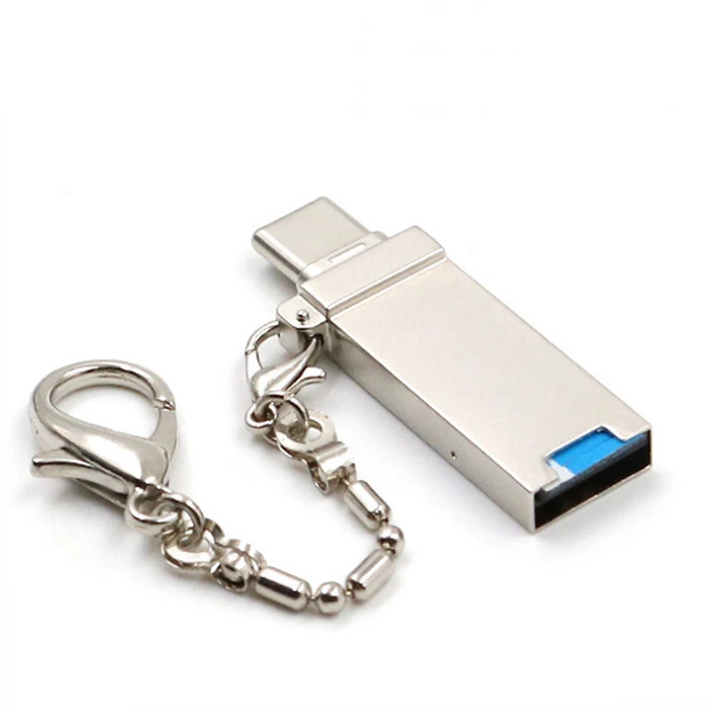 Kebidu Micro USB OTG устройство для чтения карт памяти Алюминиевый адаптер с брелоком SD/TF