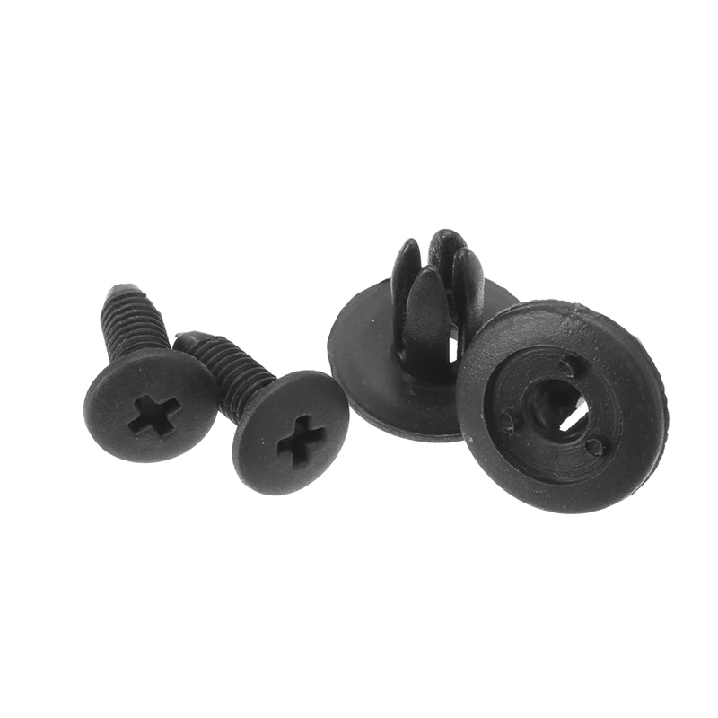 10 PcsBlack Пластик винтовой крепеж заклепки зажимы для Mazda 323 626 329 MX-6 9926-50-625 Toyota 4runner MR2