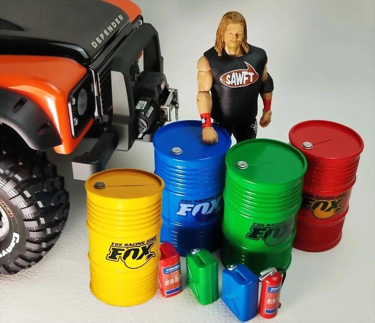 Топливный бак масляного барабана для 1/7 ~ 1/10 RC HRAXXAS king of the hammers и трофейный грузовик