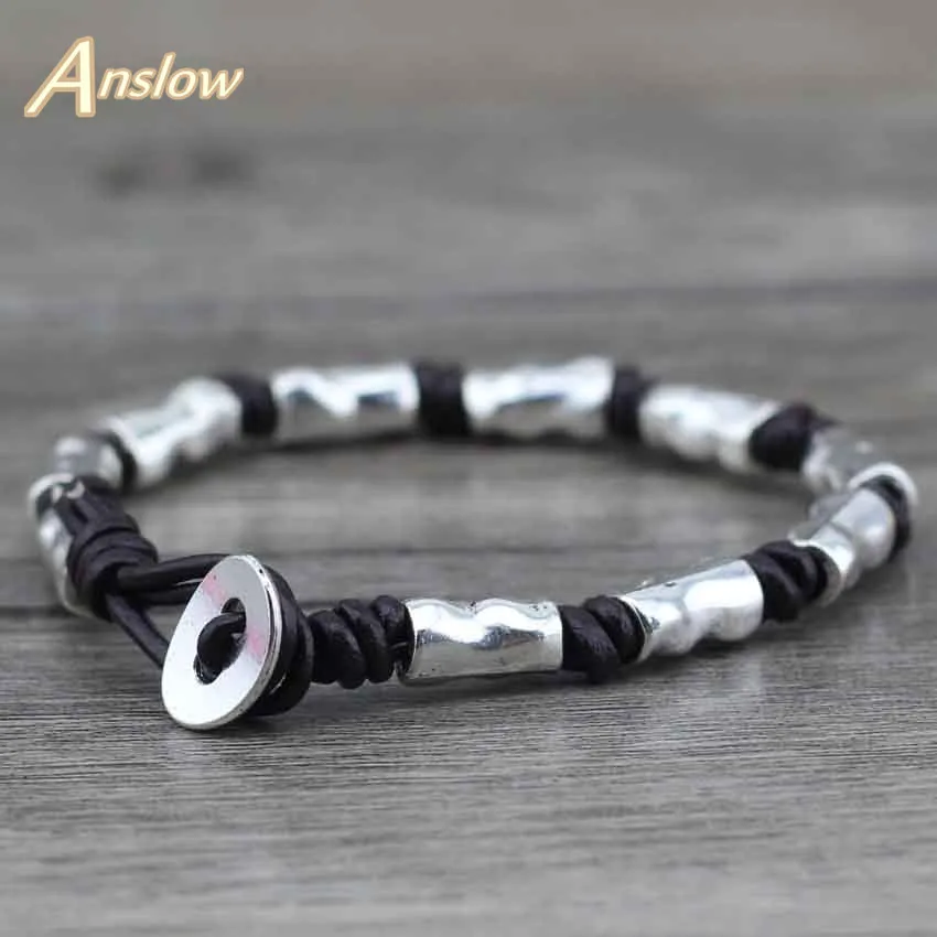 Женский/мужской/детский браслет из цинкового сплава Anslow бижутерия с бисером