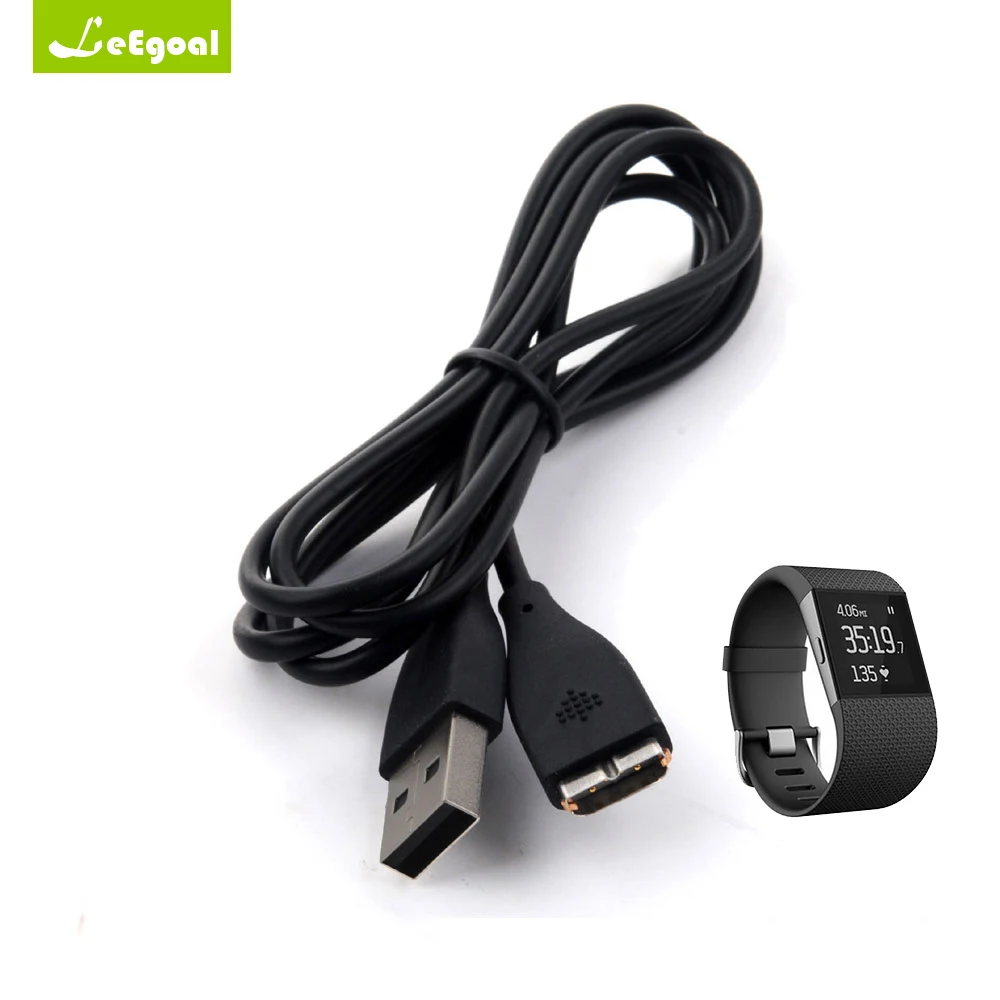 Для Fitbit 100 см usb зарядный кабель зарядное устройство для Fit bit Surge фитнес часы