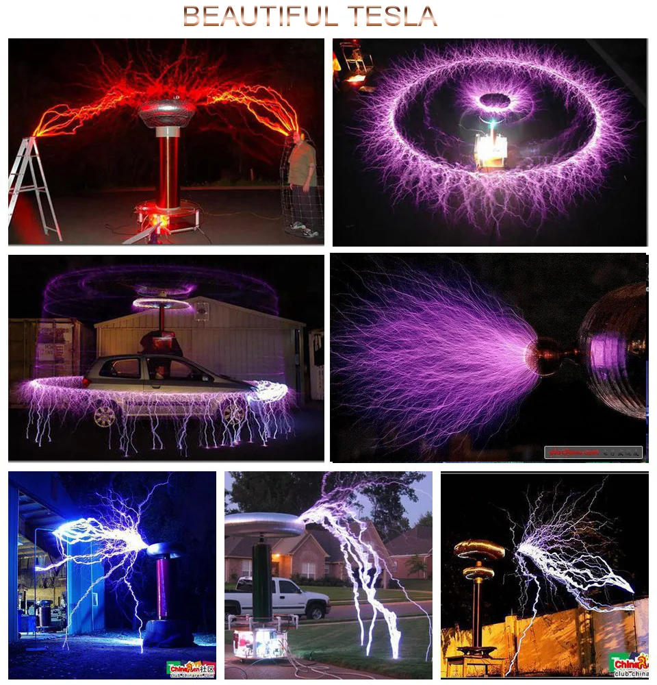 Европейский силовой Частотный трансформатор Тесла катушка с железным