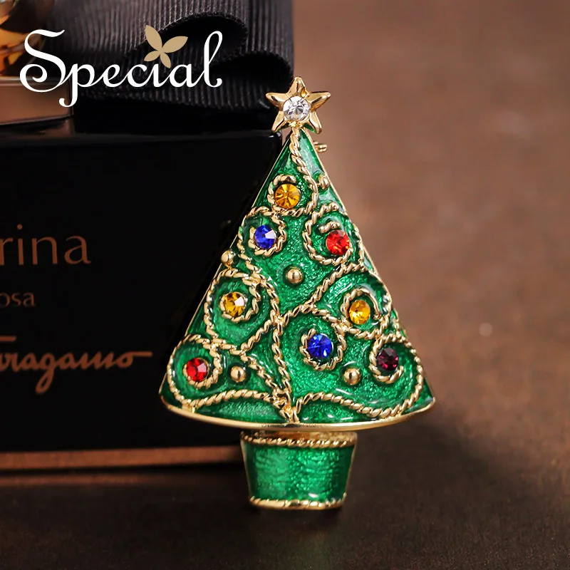 Специальный бренд Модные Милые Броши в виде дерева булавки эмалированная брошь