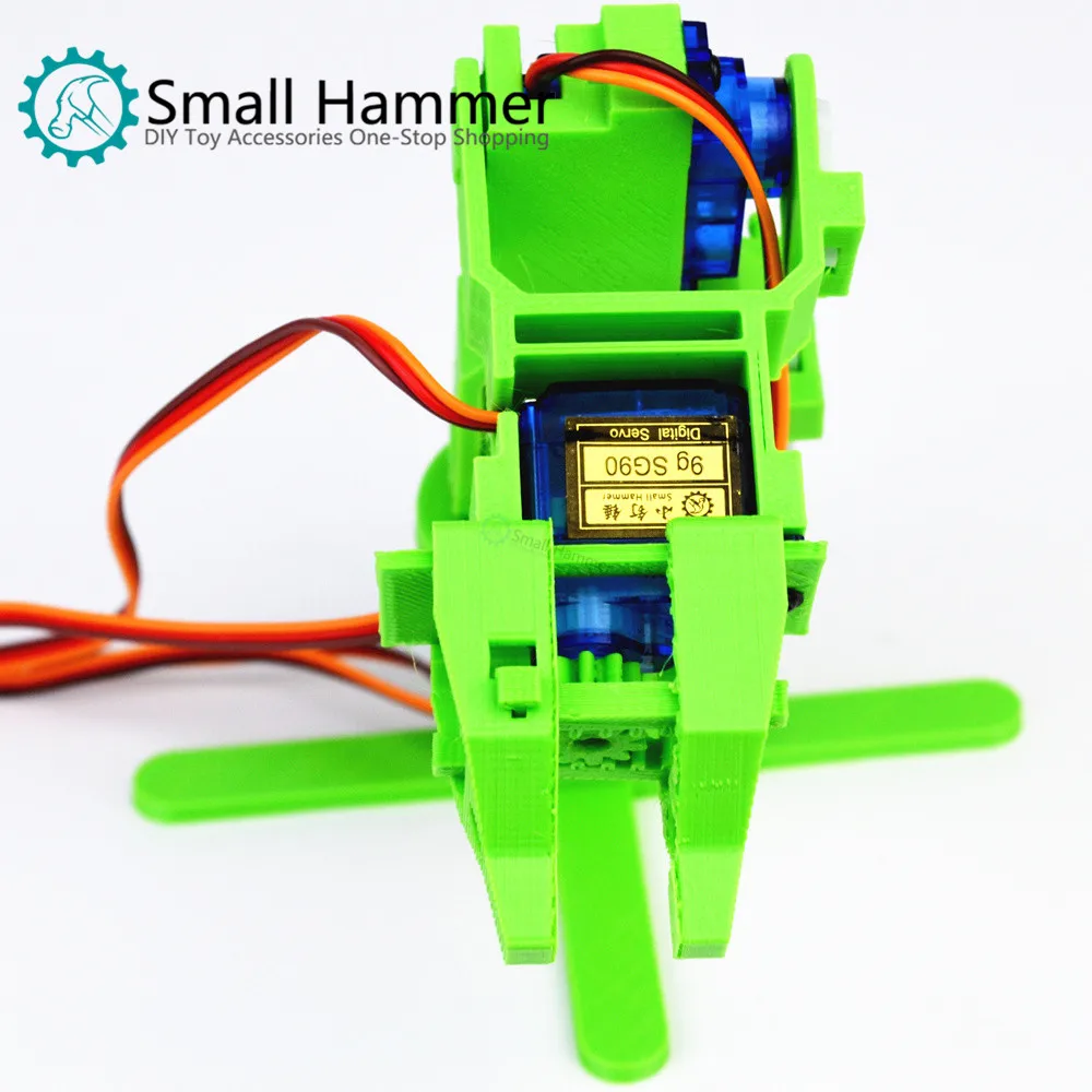 SNAM5900 3D печать четыре градуса свободы робот рука DIY сборка sg90|Наборы для сборки
