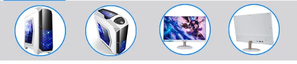 Игровой настольный компьютер с процессором Intel core i3/i5/i7/2 ГБ/4 ГБ/8 Гб оперативной памяти 120 ГБ/1 ТБ HDD с 18,5 22 24 дюймов ЖК-дисплей дисплей HD 1080p ПК настольных компьютеров