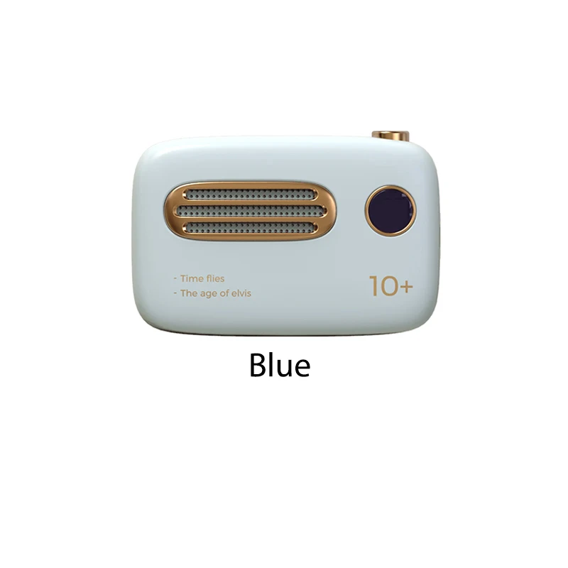 Blue Maoxin повербанк милый портативный мини аккумулятор 10000mAh портативное зарядное устройство цифровой дисплей пауэр банк зарядка для аккумуляторов за смартфон двойной вход двойной выход - Color: Blue