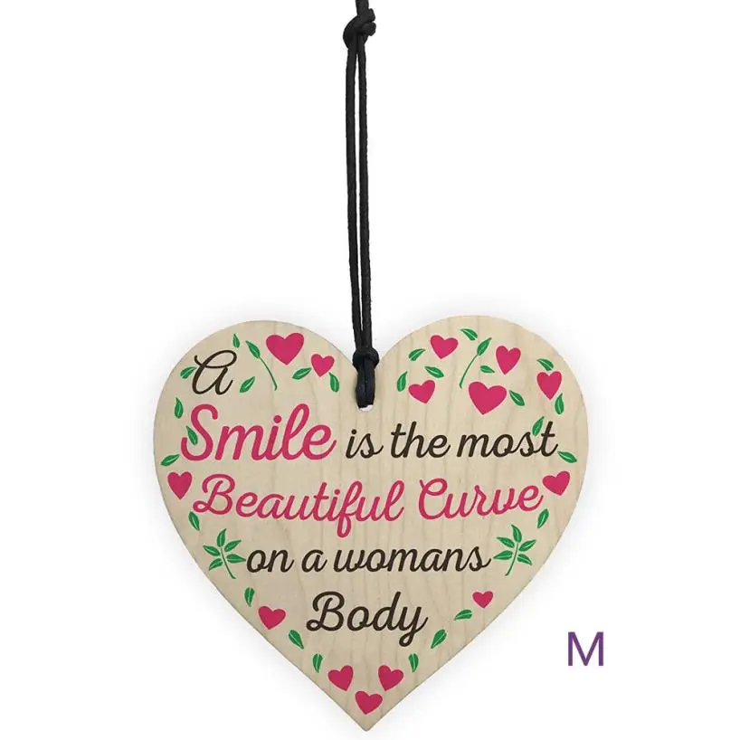 1 шт. Свадебный декор на День святого Валентина деревянный вешающий подарок в