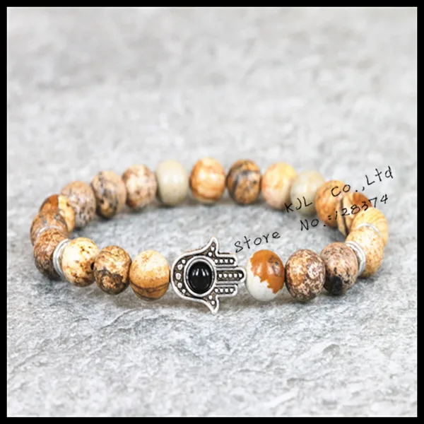 1 шт. новинка 2020 натуральный 8 мм модный браслет из лавового энергетические