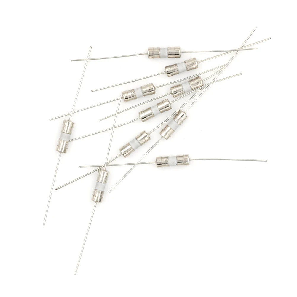 10 шт./лот керамический предохранитель трубка плавкого предохранителя двойная