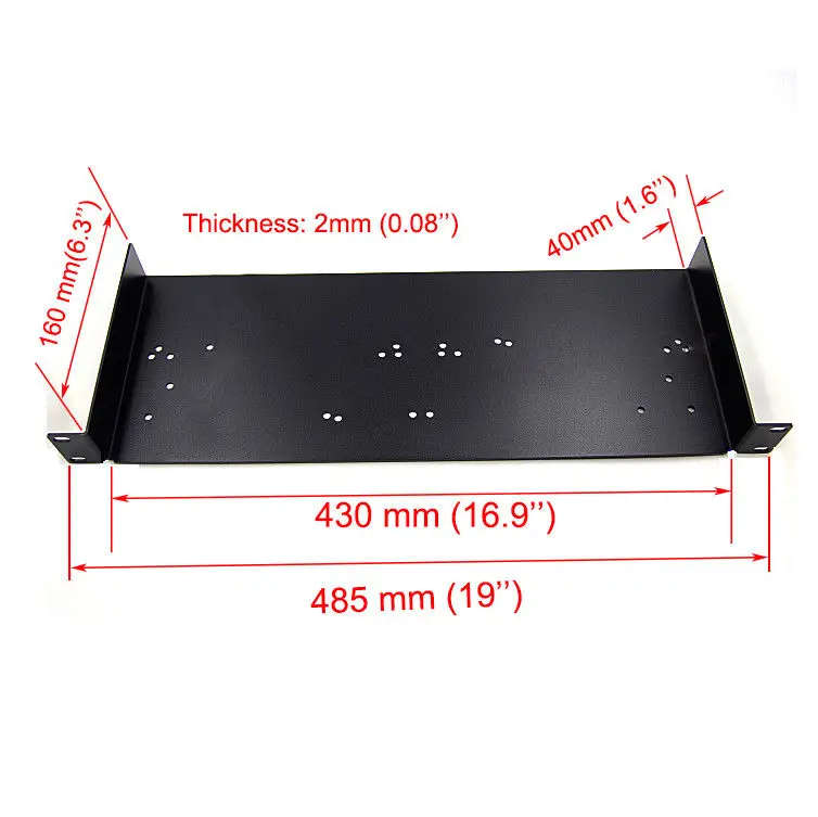 Shelf-Case 1U крепление в стойку, чехол для полки, патч-панель, удлинитель антенного кабеля для SLX4 288 Sennheise ew100G2 G3 ew135 G2 G3 беспроводной микрофон - Цвет: Shelf-Case