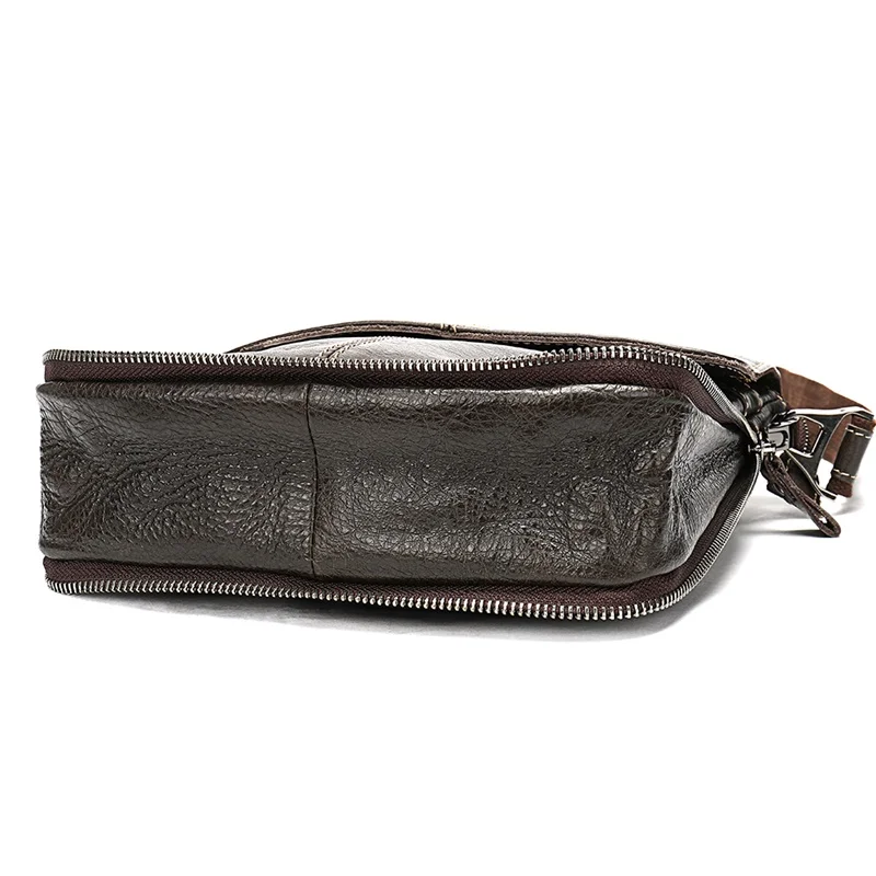 Сумка-мессенджер WESTAl 8006 мужская из натуральной кожи саквояж на плечо в