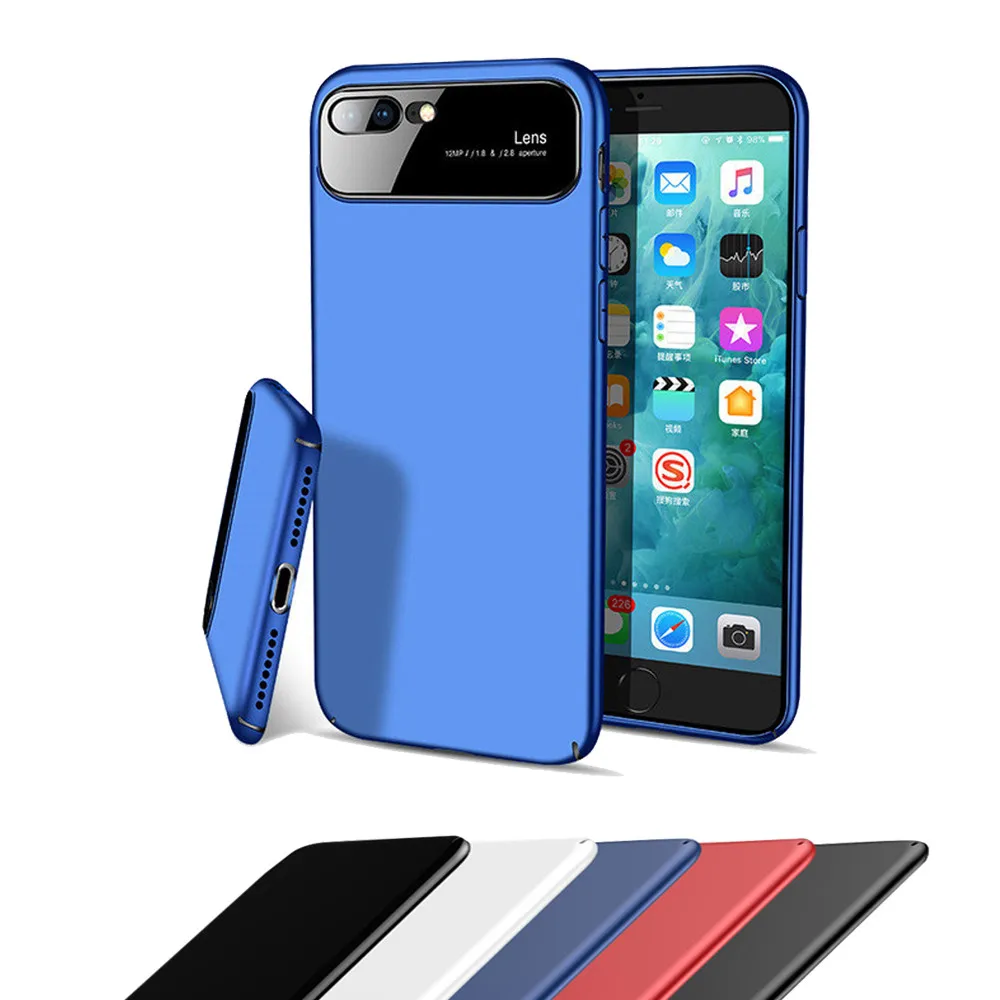 Z515 крышка 2019 закаленное Стекло Камера протектор Жесткий ПК чехол для iPhone 7/8 плюс 5