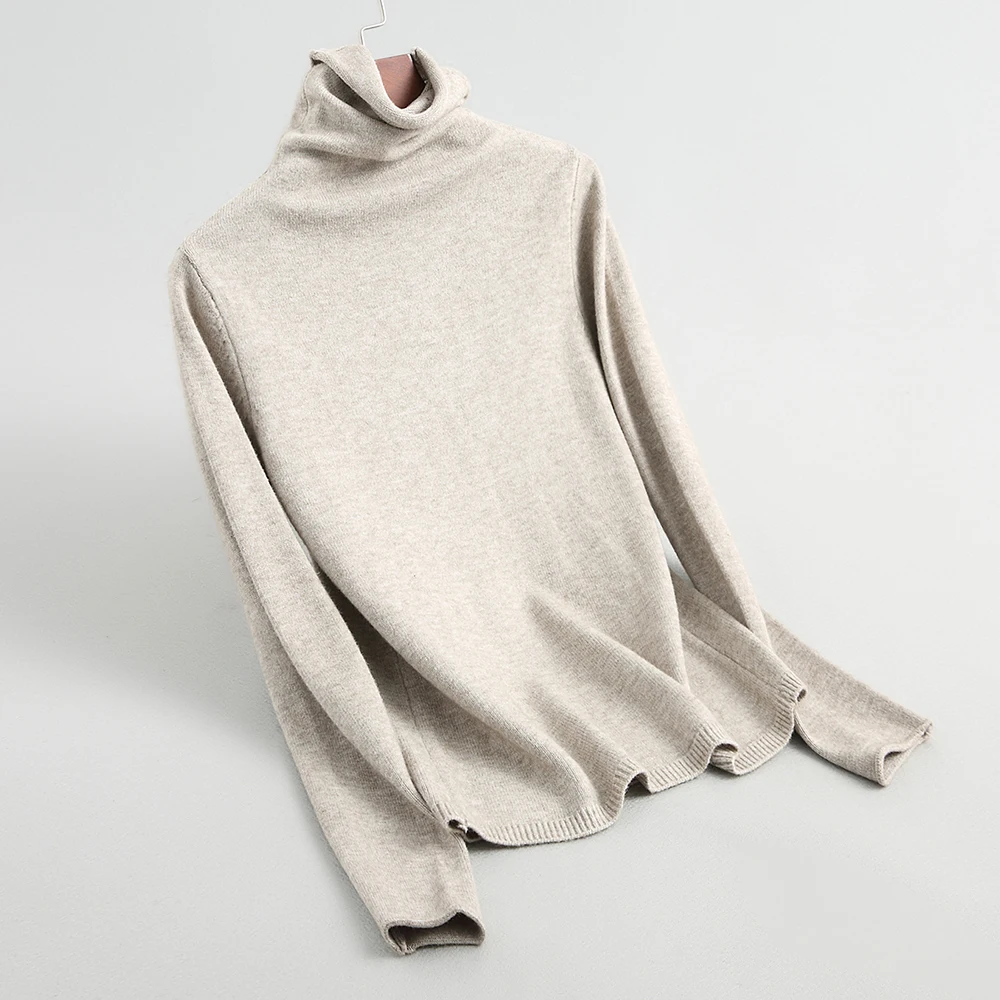 2018 Women Sweater And Pullovers Long Sleeve Turtleneck Spring Femme Tricot Pull | Женская одежда