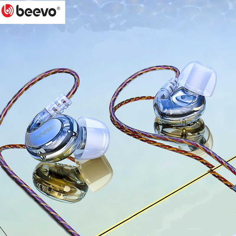 Beevo новые спортивные наушники вкладыши TruBass Stereo HIFI Металлические 3 5 мм с