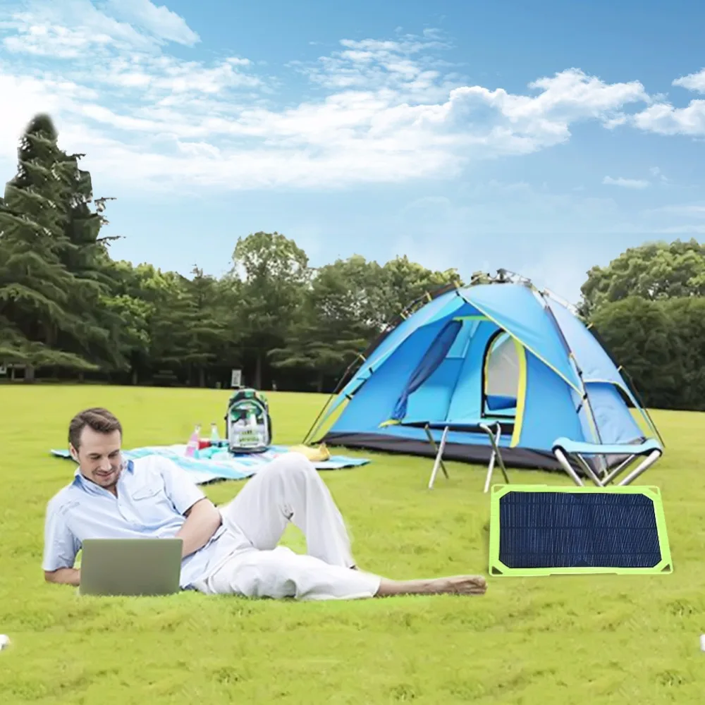 Xinpuguang ETFE 7 Вт 6 в USB гибкая солнечная панель портативное зарядное устройство двойной мобильный внешний аккумулятор для телефона для пешего туризма