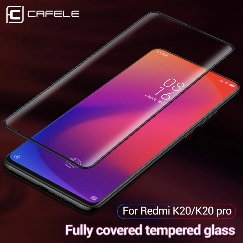 Защитная пленка Cafele для Xiao mi Red K20 Pro с полным покрытием из закаленного стекла 9t pro HD