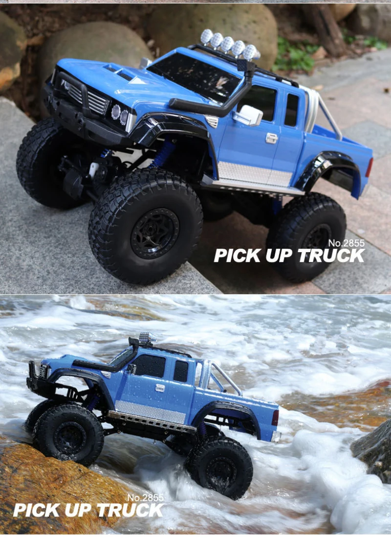 Новейший электрический пикап Модель 2,4 г 1:8 масштаб Большой 4WD 4 колеса независимая подвеска RC электрический самый быстрый RC грузовик