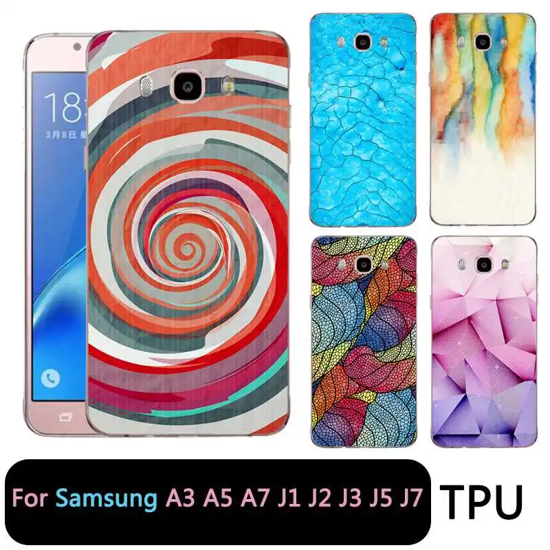 Qmswei Мягкий ТПУ Прозрачный чехол для телефона Samsung Galaxy A3 A5 2017 2016 prime J1 J2 J5 J3 J7 мягкий