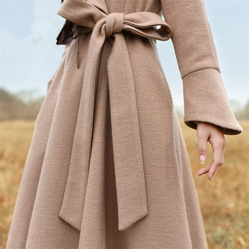 BOHOCHIC Оригинальные Старинные Этнические Двойной Брестед Тонкий Дамы Шерсть
