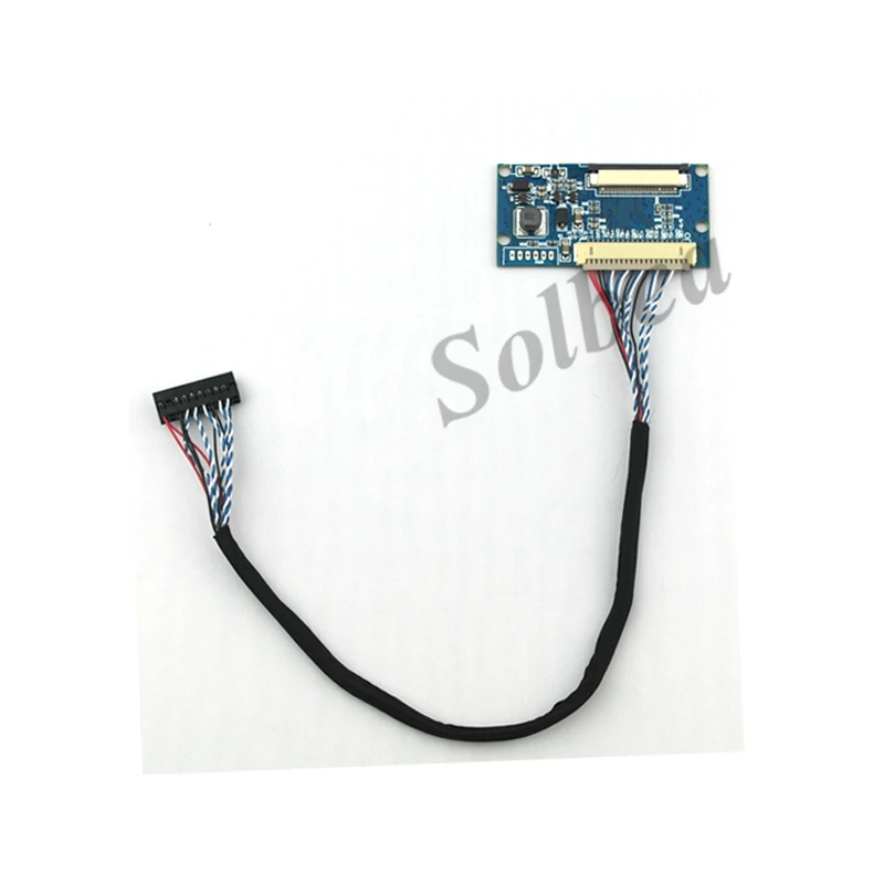 Felxbile LVDS 1ch 8bit DF14 20Pin обратиться к 40Pin TTL жк цифровой T conboard конвертер доска для 7 ~ 10.1