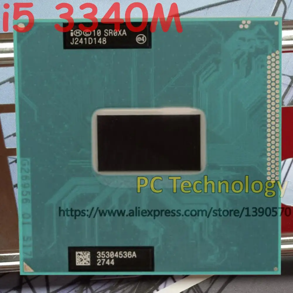 Оригинальный процессор Intel Core 3340 SR0XA I5 2 70 M ГГц L3 = 3 м двухъядерный Бесплатная