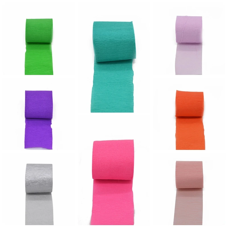 5 см * 10 м 1 рулон креп бумага Оригами Crinkled Craft DIY цветочная упаковка складной