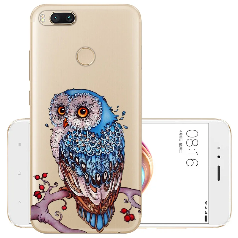 Чехол для Xiaomi Mi A1 чехол телефона из ТПУ Мягкая силиконовая задняя крышка Mi5X