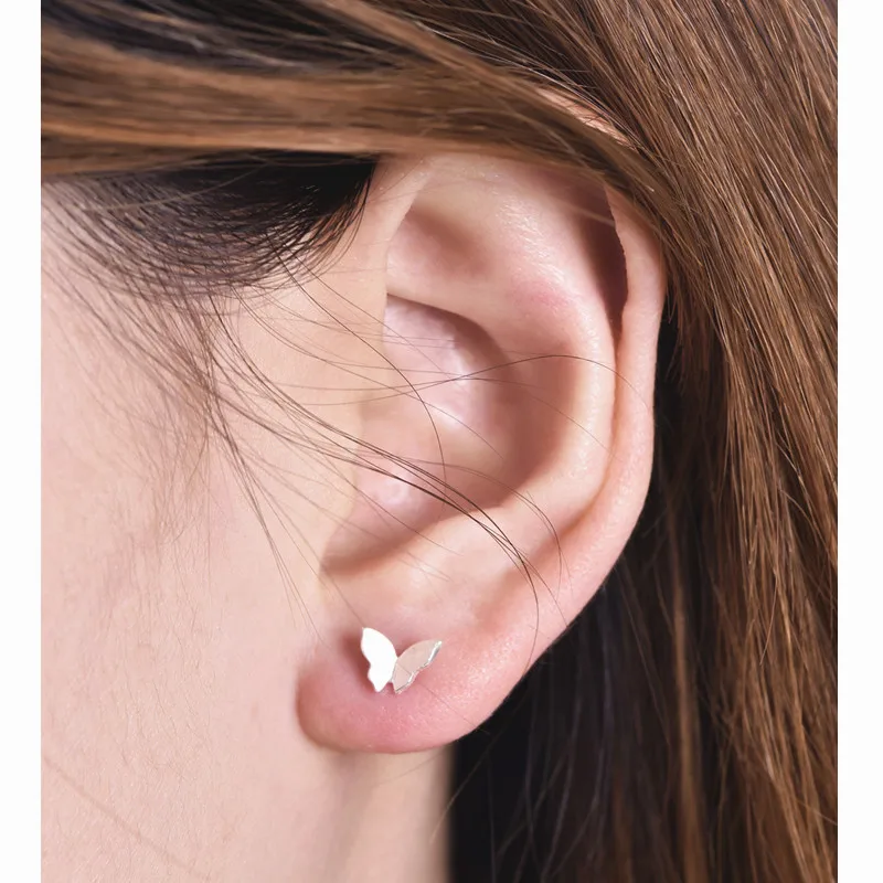 Женские серьги пусеты золотого цвета с простым дизайном в стиле хип хоп модные