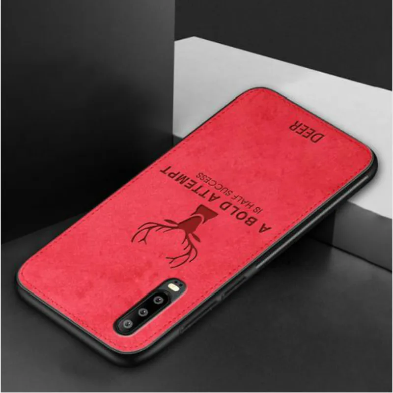 Красный Чехол для huawei Y6 Y7 Pro P smart plus P20 P30 Pro Nova 5T Honor 20 S V30 8C 8X10 9 lite 7C Мягкий ТПУ чехол для телефона - Цвет: Красный