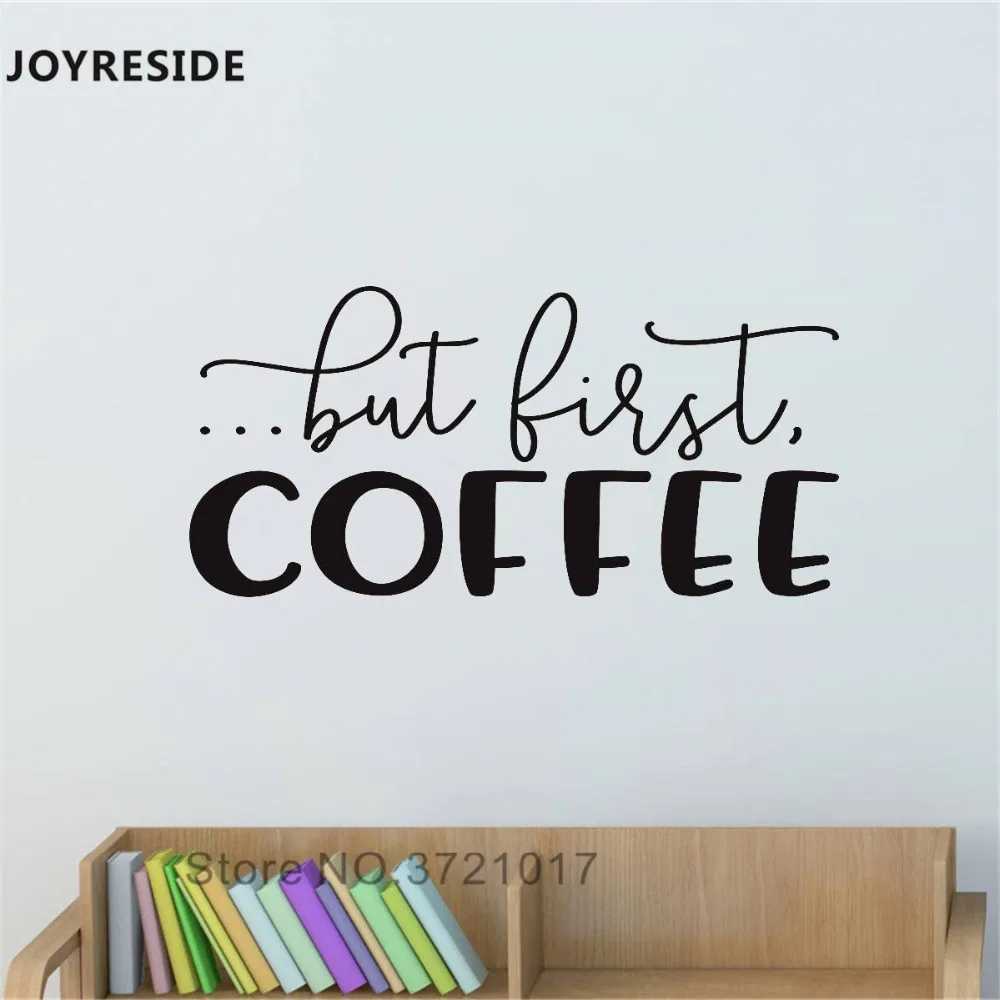 Joystay но первые кофейные настенные наклейки с цитатами настенная наклейка со