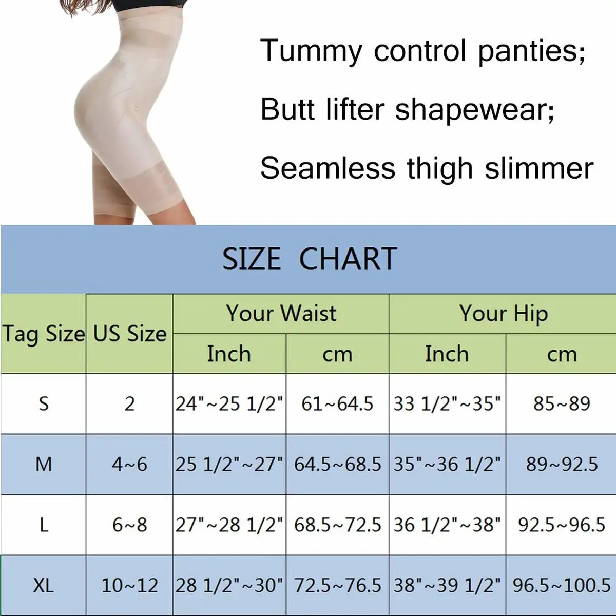

Butt Lifter Tummy Control Panties Seamless Women High Waist Trainer Shapewear Underwear Body Shaper Slimming Lingerie Knickers