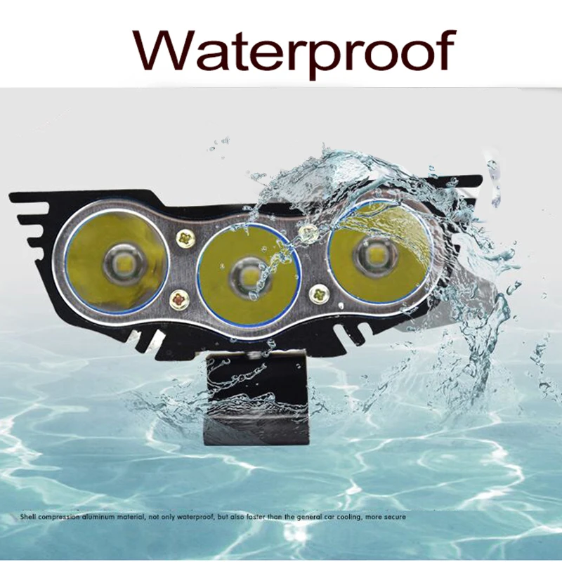 2 шт. светодиодный мотоциклетные фары 12 В 20 Вт 1200 лм