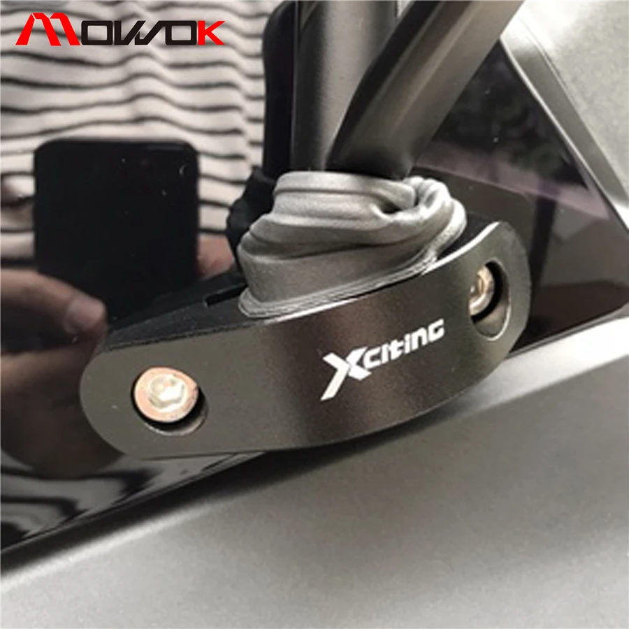 Адаптер для зеркала заднего вида KYMCO Xciting 250 300 300i NIKITA 200 мотоцикла|Накладки и