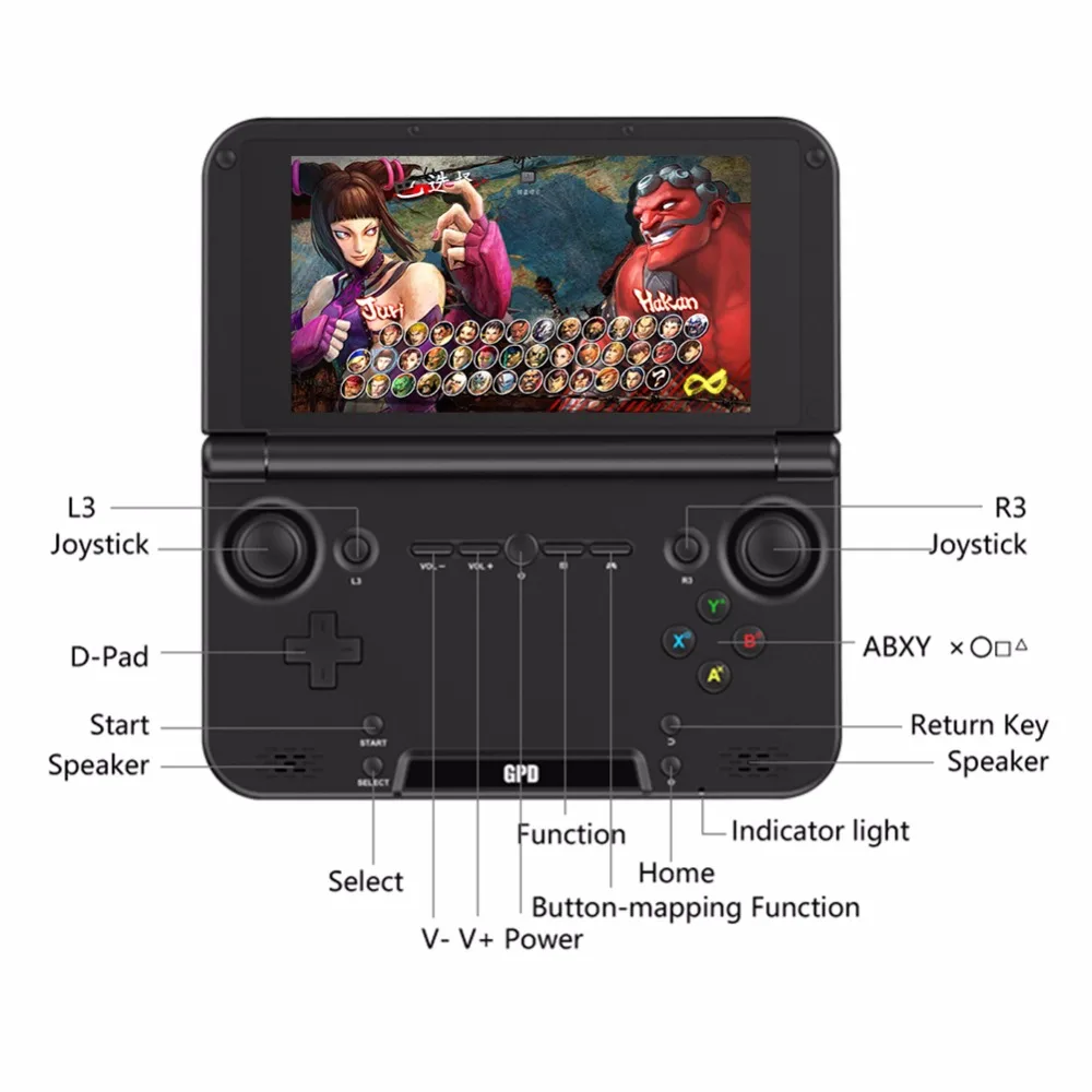 Новый GPD XD PLUS 5 &quotAndroid 7 0 геймпад планшетный ПК 4 ГБ/32 ГБ MTK8176 шесть ядер 2 1 ГГц