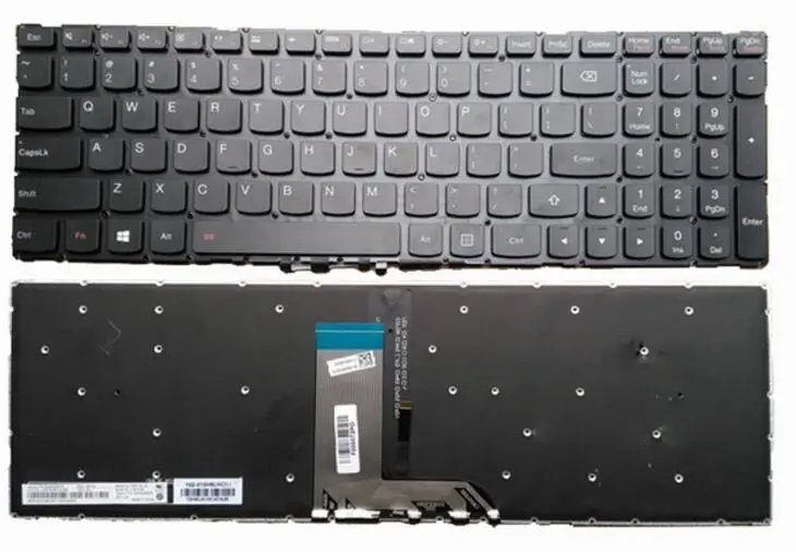 

New US laptop keyboard for Lenovo IdeaPad 700-15 700-15ISK US Black Keyboard Backlight