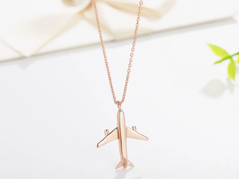 FORIS новый модный милый самолёт подвеска подходящая цепочка Ожерелье для друзей