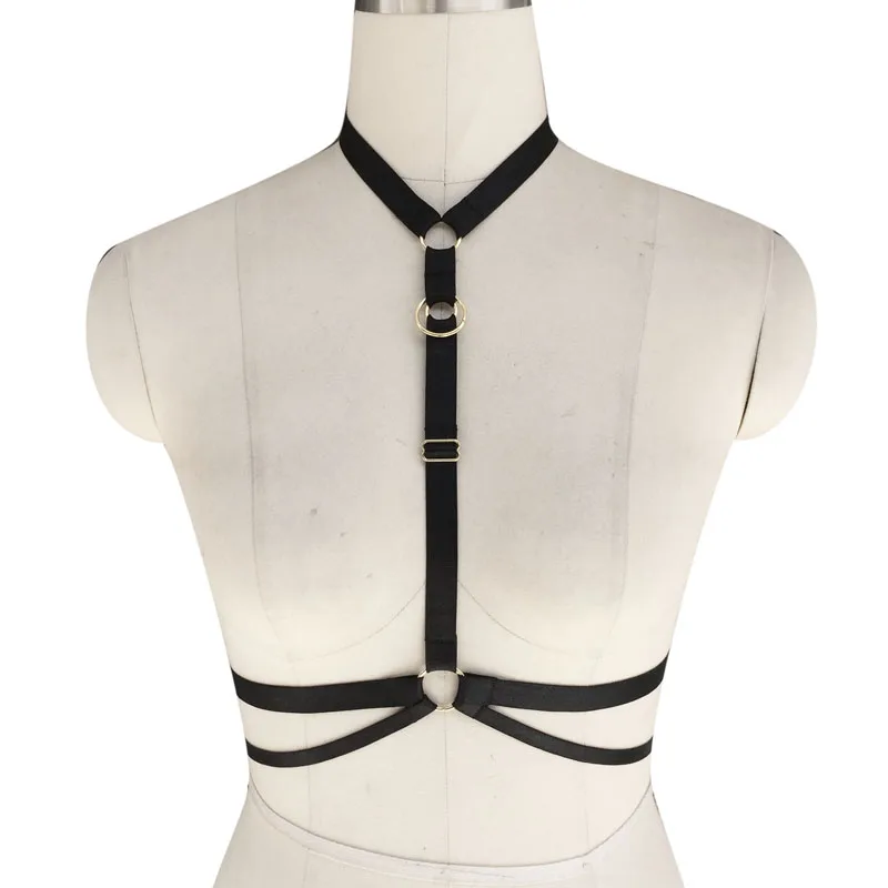 Бюстгальтер в черную клетку женский бюстгальтер стиле Харадзюку с