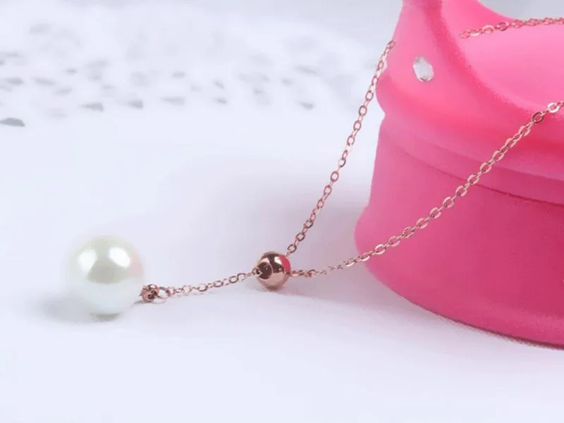 Sinya трендовая многофункциональная Подвеска 18k Au750 золотое ожерелье с натуральным жемчугом для женщин девушек lover Y Стиль Регулируемая цепь
